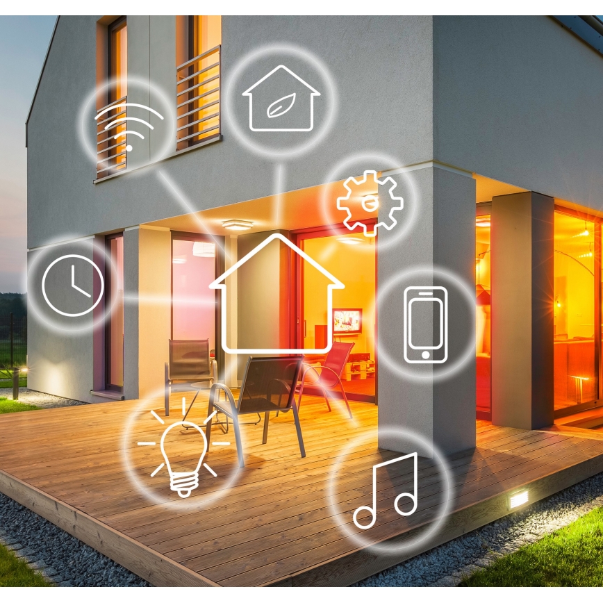 RGB LED Hämardatav riba Wi-Fi + Muusika funktsioon LED/20W 5 m Tuya