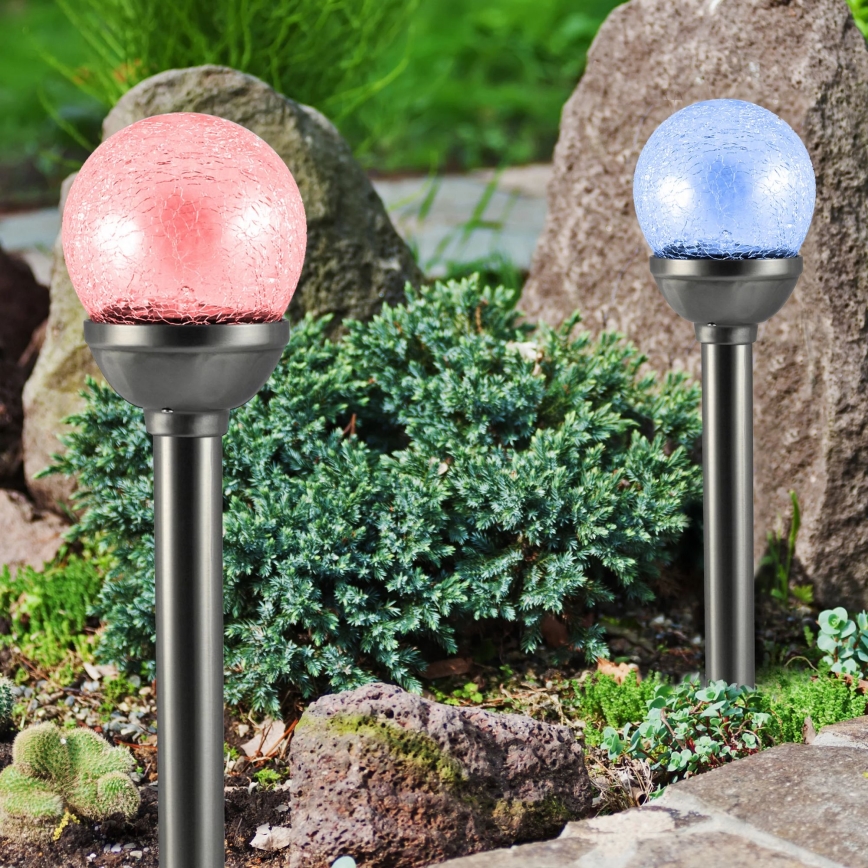 RGB LED Päikesepaneeliga valgusti LED/0,04W/1,2V 600 mAh IP44