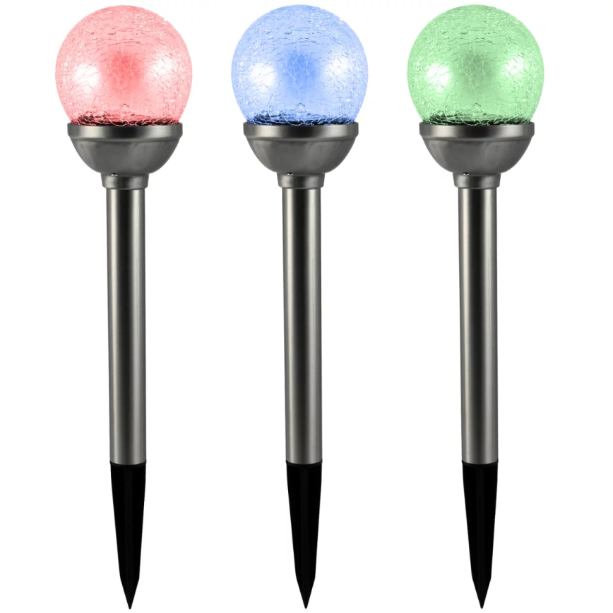 RGB LED Päikesepaneeliga valgusti LED/0,04W/1,2V 600 mAh IP44
