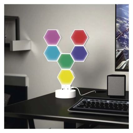 RGBIC Hämardatav laualamp GoSmart LED/5,5W/230V Wi-Fi Tuya