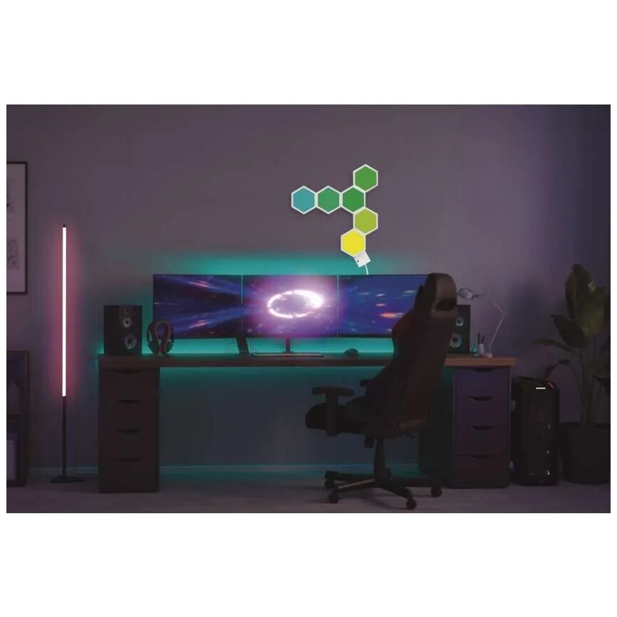 RGBIC Hämardatav laualamp GoSmart LED/5,5W/230V Wi-Fi Tuya