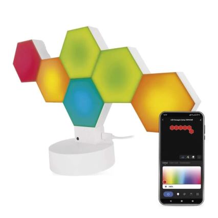 RGBIC Hämardatav laualamp GoSmart LED/5,5W/230V Wi-Fi Tuya