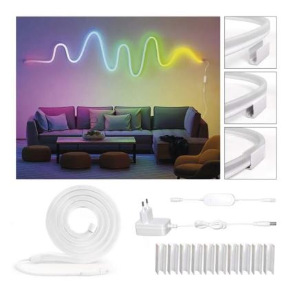 RGBIC LED Hämardatav valgusriba GoSmart LED/24W/230V 3 m Wi-Fi Tuya