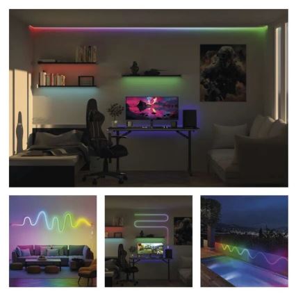 RGBIC LED Hämardatav valgusriba GoSmart LED/33W/230V 5 m Wi-Fi Tuya