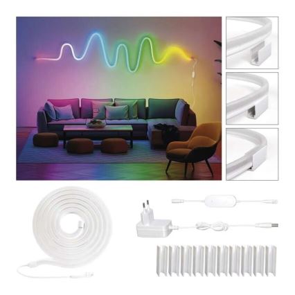 RGBIC LED Hämardatav valgusriba GoSmart LED/33W/230V 5 m Wi-Fi Tuya