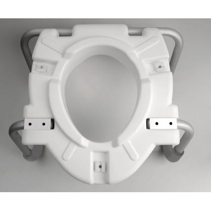 Ridder - Kõrgendatud WC-poti kaas käetugedega, valge