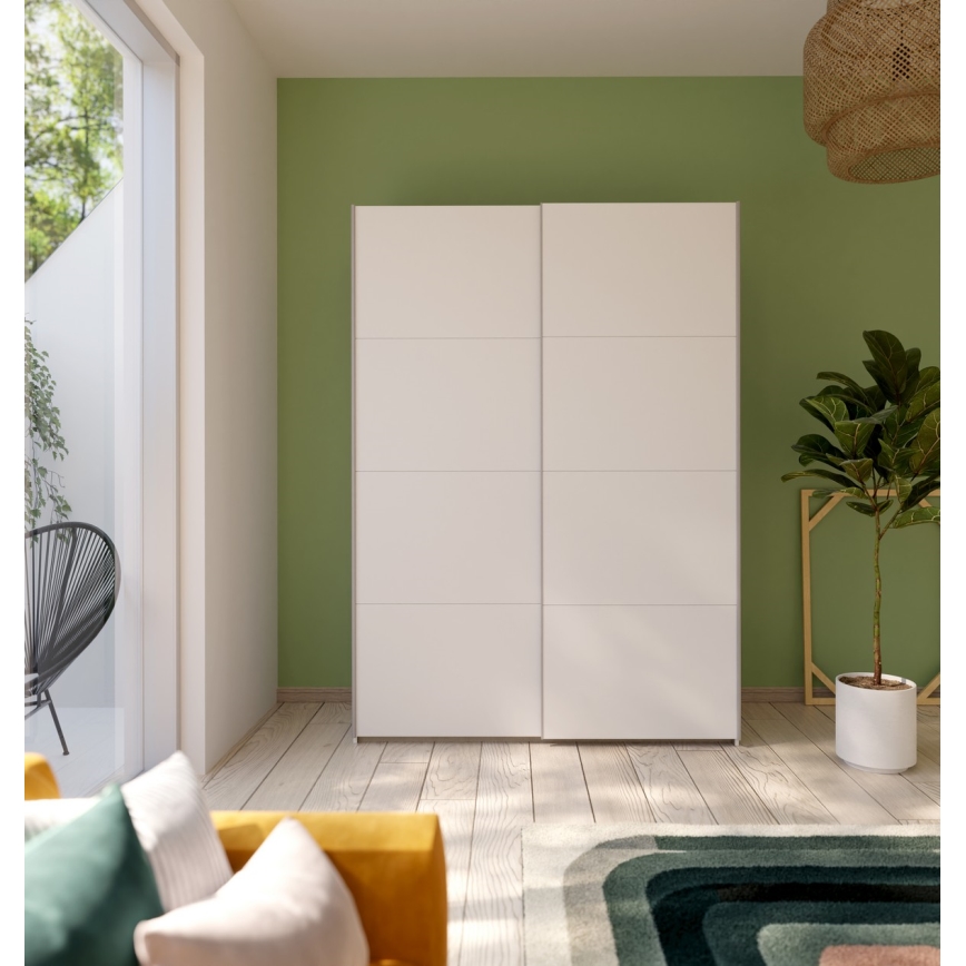 Riidekapp KARO 150x210 cm valge