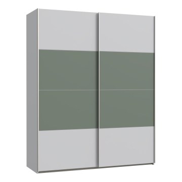 Riidekapp KARO 170x210 cm hall/roheline
