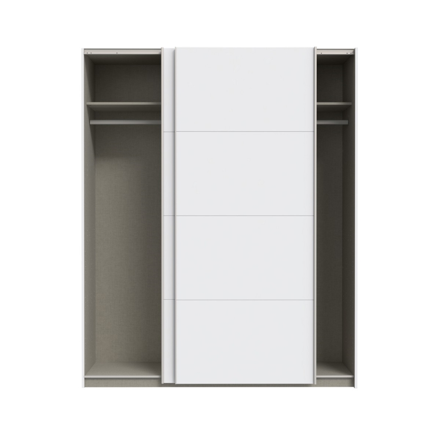 Riidekapp KARO 170x210 cm valge