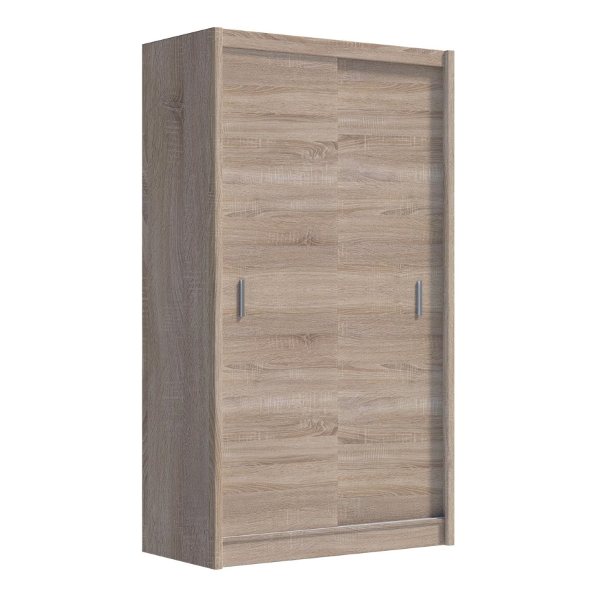Riidekapp liugustega SAPHIRA 150x215 cm sonoma tamm