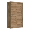 Riidekapp liugustega SAPHIRA 150x215 cm Wotan tamme viimistlusega