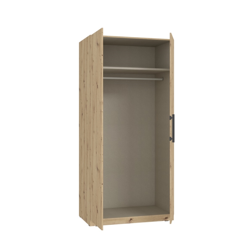 Riidekapp MARO 100x213 cm tamm artisan