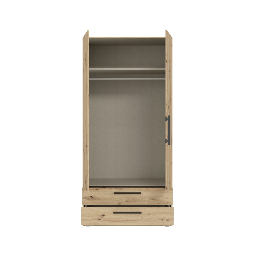 Riidekapp MARO 100x213 cm tamm Artisan