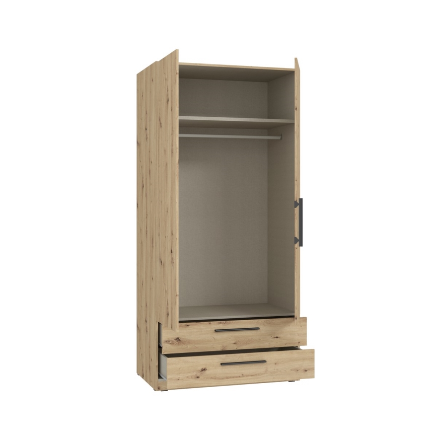 Riidekapp MARO 100x213 cm tamm Artisan
