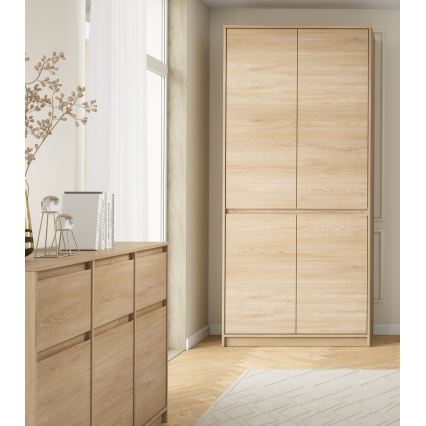 Riidekapp MIYABI 90x198x52 cm, tamm Cremona