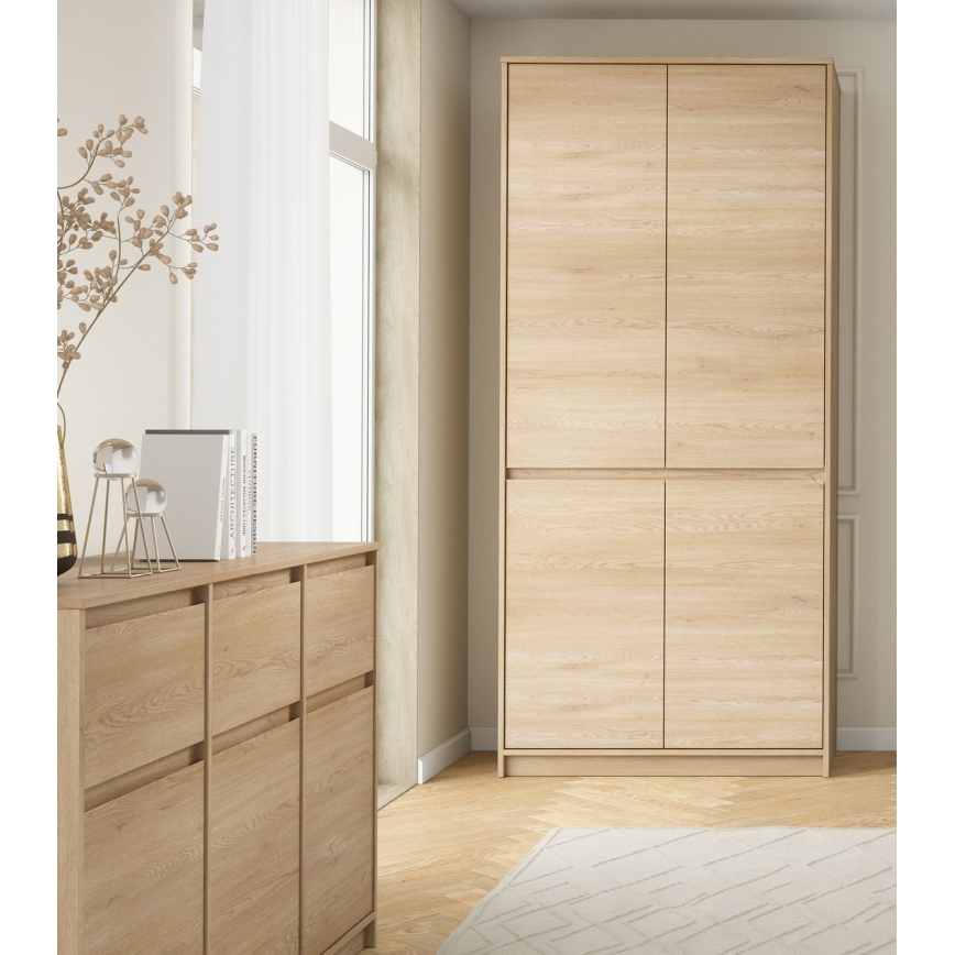 Riidekapp MIYABI 90x198x52 cm, tamm Cremona