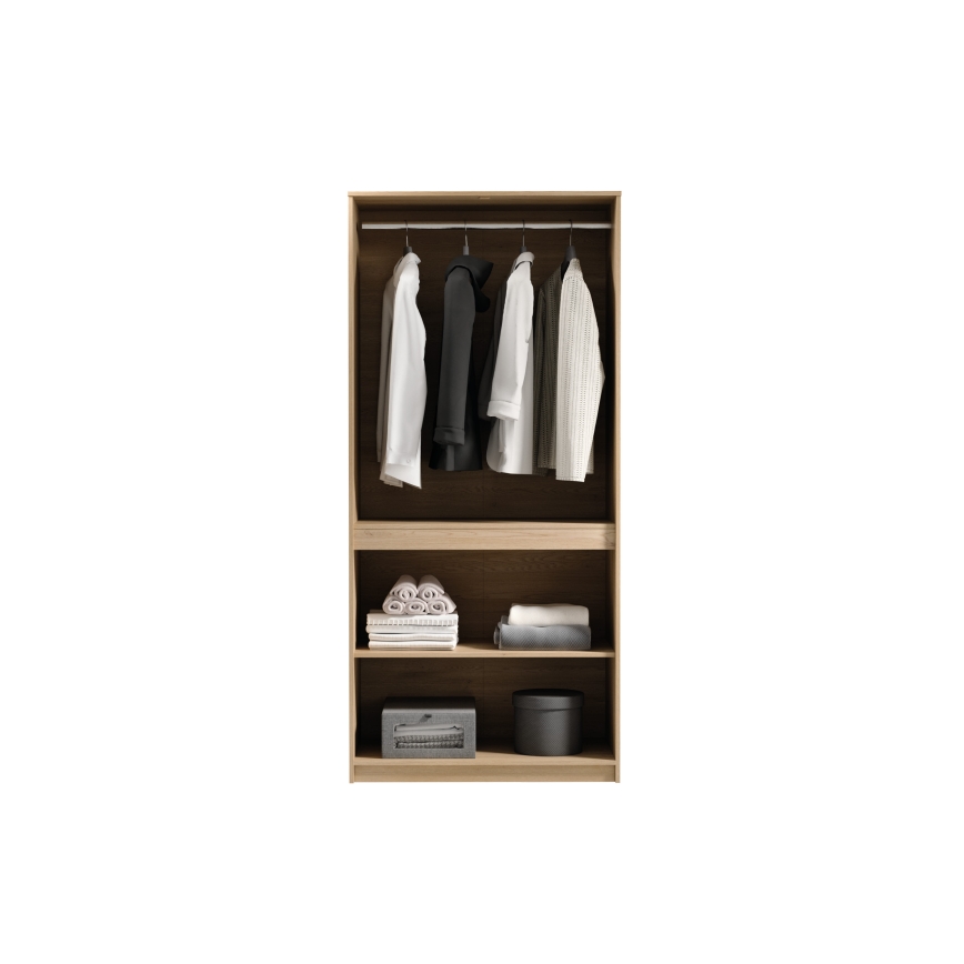 Riidekapp MIYABI 90x198x52 cm, tamm Cremona
