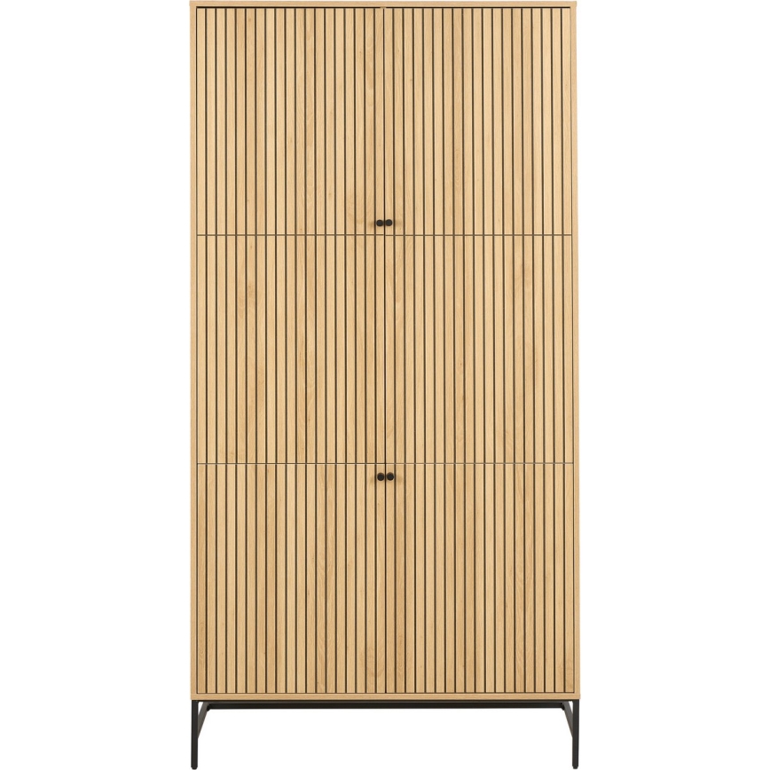 Riidekapp OLIVIA 99x200 cm tammeviimistlusega