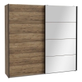 Riidekapp peegliga OREN 220x210 cm artisan-tamm
