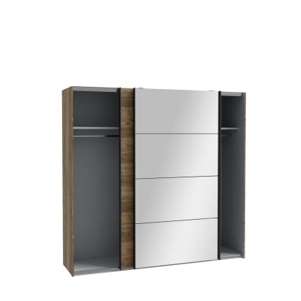 Riidekapp peegliga OREN 220x210 cm artisan-tamm