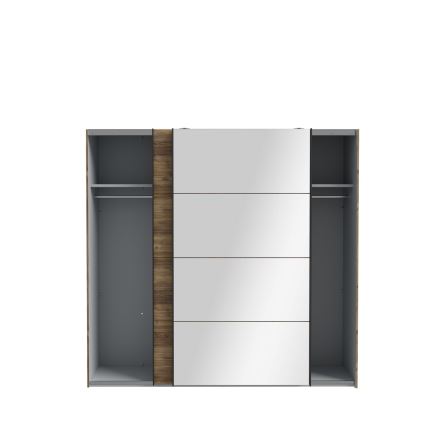 Riidekapp peegliga OREN 220x210 cm artisan-tamm