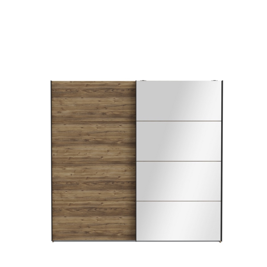 Riidekapp peegliga OREN 220x210 cm artisan-tamm
