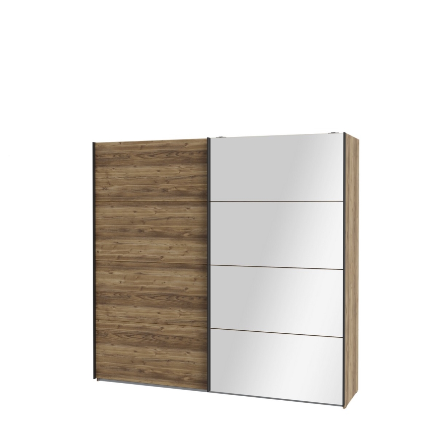 Riidekapp peegliga OREN 220x210 cm artisan-tamm
