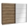 Riidekapp peegliga OREN 270x210 cm tamm artisan