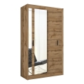 Riidekapp peegliga SABRINA 120x215 cm woltani tamm