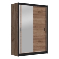 Riidekapp peegliga SABRINA 150x215 cm craft tamm