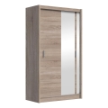 Riidekapp peegliga SABRINA 150x215 cm sonoma tamm