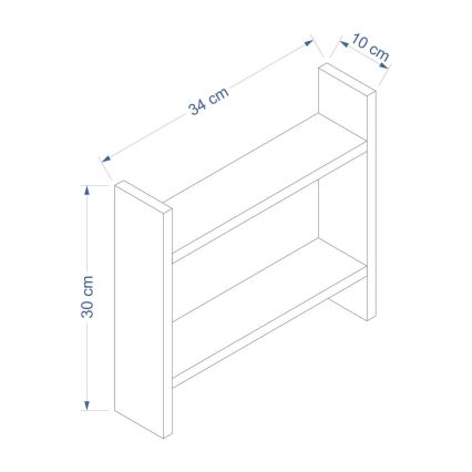 Riiul KOREN, männipuidust