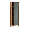 Riiul MENTA 66x200x37 cm tamm Wotan/roheline