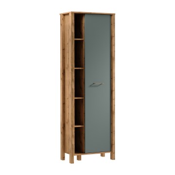 Riiul MENTA 66x200x37 cm tamm Wotan/roheline