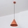 Ripats kaabliga ETNA II 1xE27/15W/230V Ø 18,5 cm oranž
