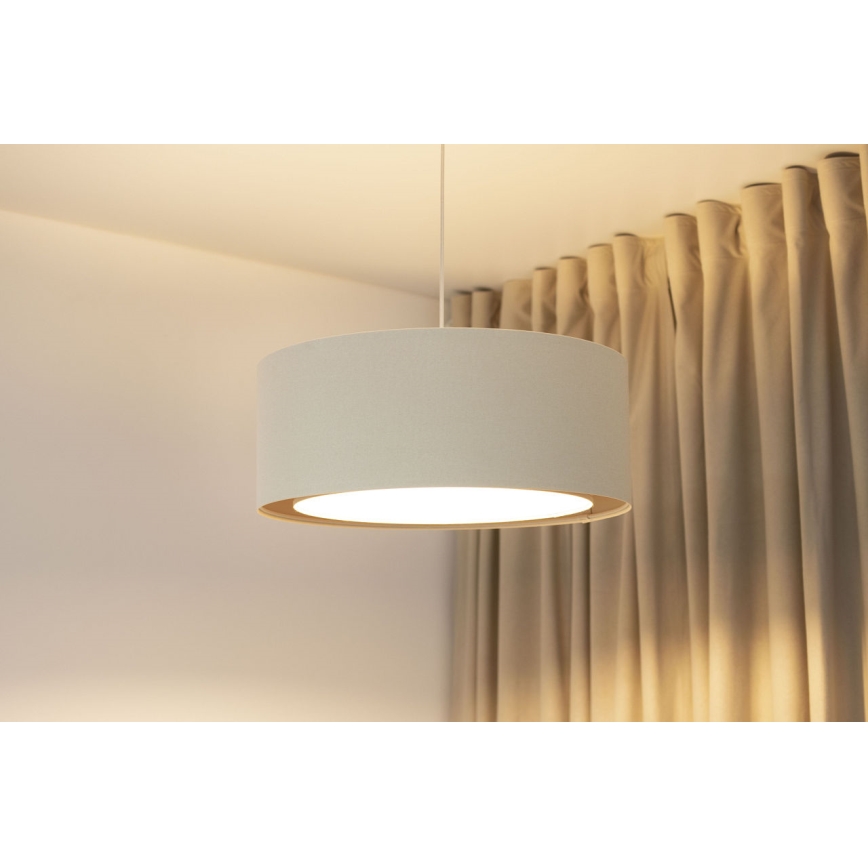 Ripatslaelamp kaabliga BOHO TRINITI 1xE27/60W/230V, läbimõõt 50 cm, kreemjas