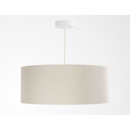 Ripatslaelamp kaabliga BOHO TRINITI 1xE27/60W/230V, läbimõõt 50 cm, kreemjas