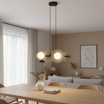 Ripatslaelamp kaablil MODEL 4xG9/8W/230V beež