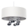 Ripatslamp juhtmega BUBBLE 1xE27/60W/230V, läbimõõt 40 cm, valge