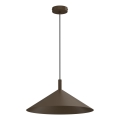 Ripatslühter ANEGA 1xGX53/15W/230V, läbimõõt 40 cm, pruun