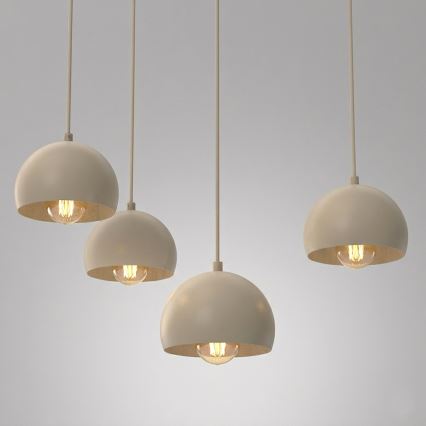 Ripatslühter kaablile SOOL 5xE27/15W/230V beež