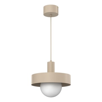 Ripatsvalgusti kaabliga CANAN 1×E27/15W/230V Ø 29 cm beež