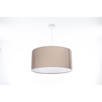 Ripatsvalgusti kaablil STRIPES 1xE27/60W/230V, läbimõõt 60 cm, beež