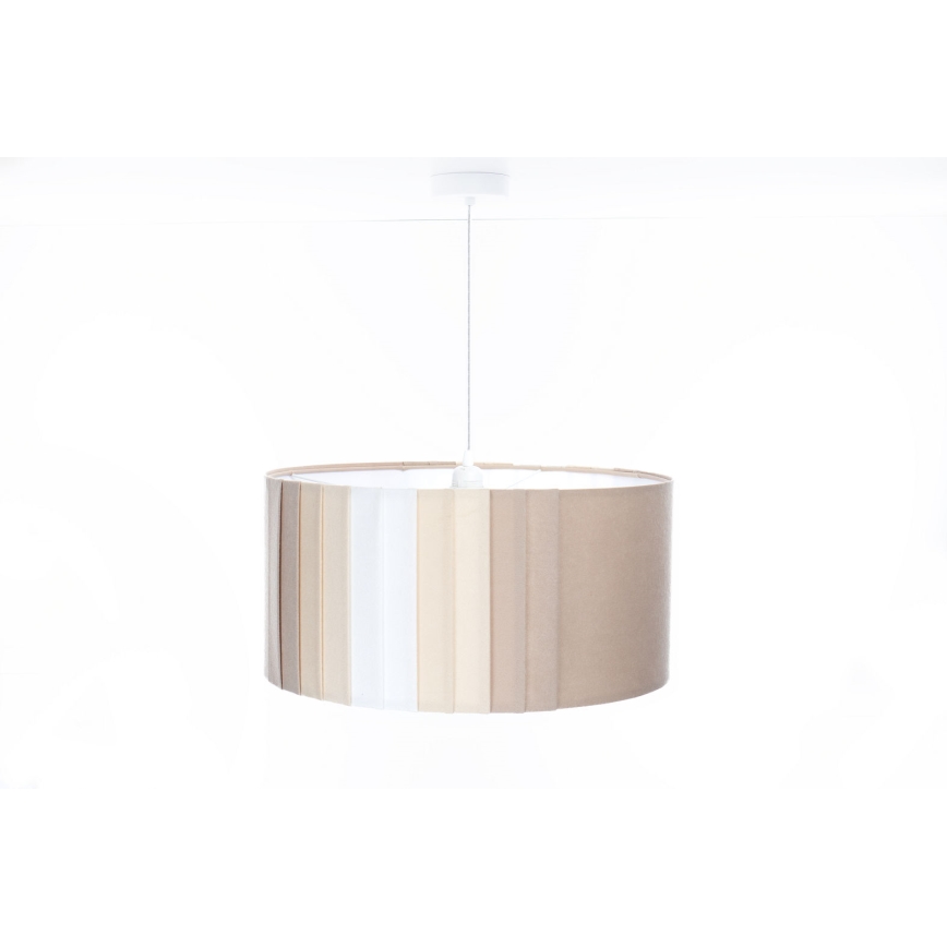 Ripatsvalgusti kaablil STRIPES 1xE27/60W/230V, läbimõõt 60 cm, beež