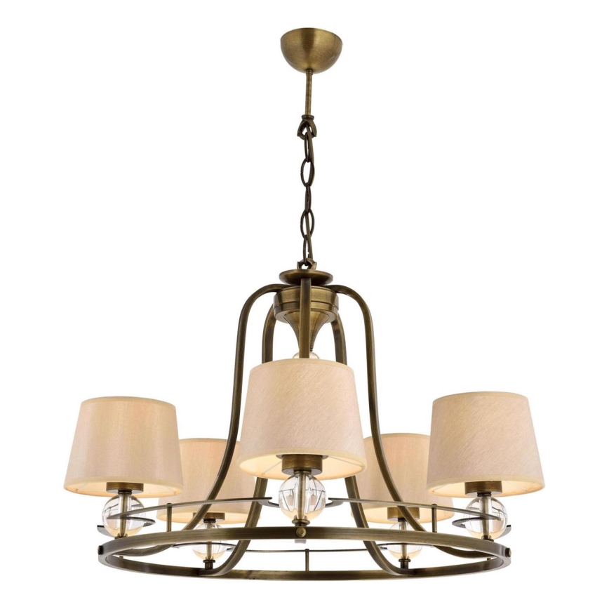 Ripp lamp NARA 5xE27/40W/230V messing
