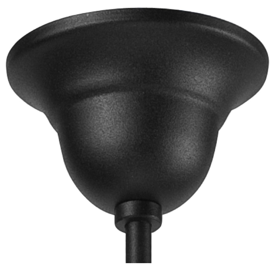 Ripp-lühter ketiga RETRO II 5xE27/60W/230V mattmust