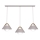 Ripplamp FUNDA kaabliga 3xE27/15W/230V kreemjas