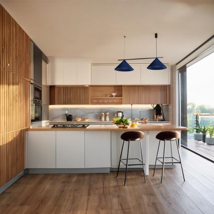 Ripplamp juhtmega CAPITAL 2xGX53/15W/230V, sinine