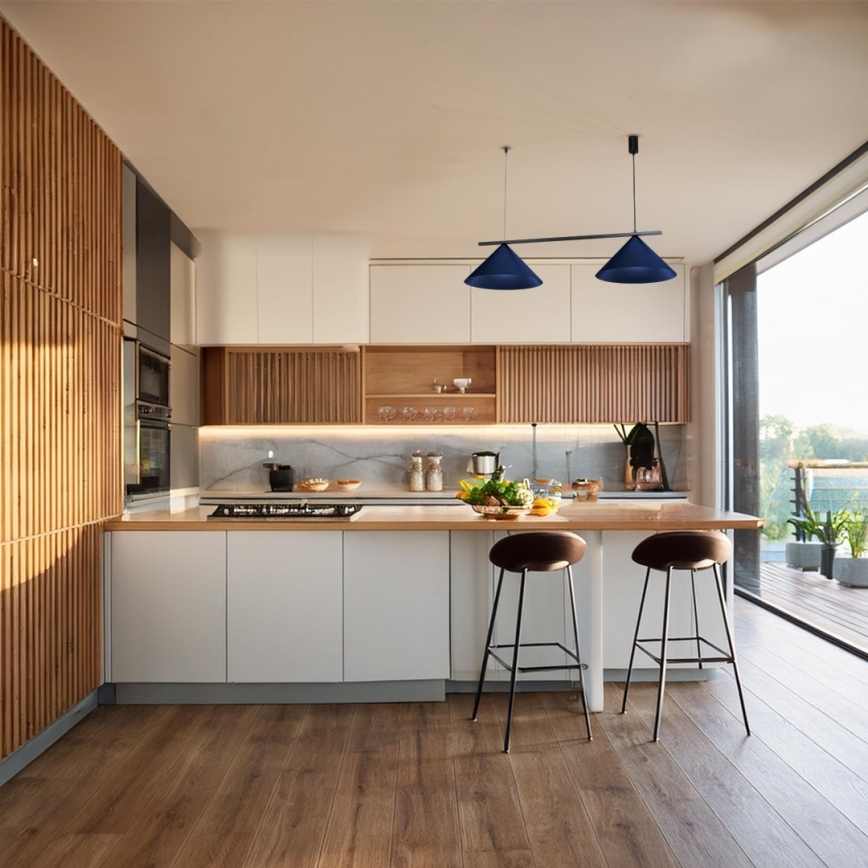 Ripplamp juhtmega CAPITAL 2xGX53/15W/230V, sinine