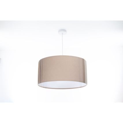 Ripplamp juhtmega STRIPES 1xE27/60W/230V, läbimõõt 40 cm, beež